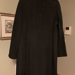 Calvin Klein faux fur collar maxi coat.